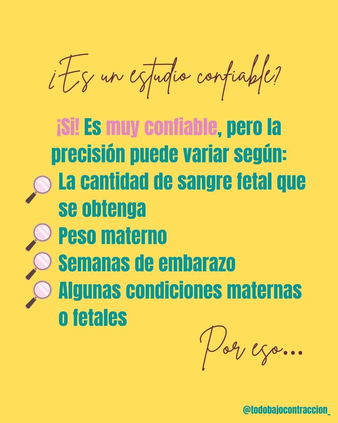 Carrusel ilustrado de Todo Bajo Contracción: ADN fetal en sangre materna