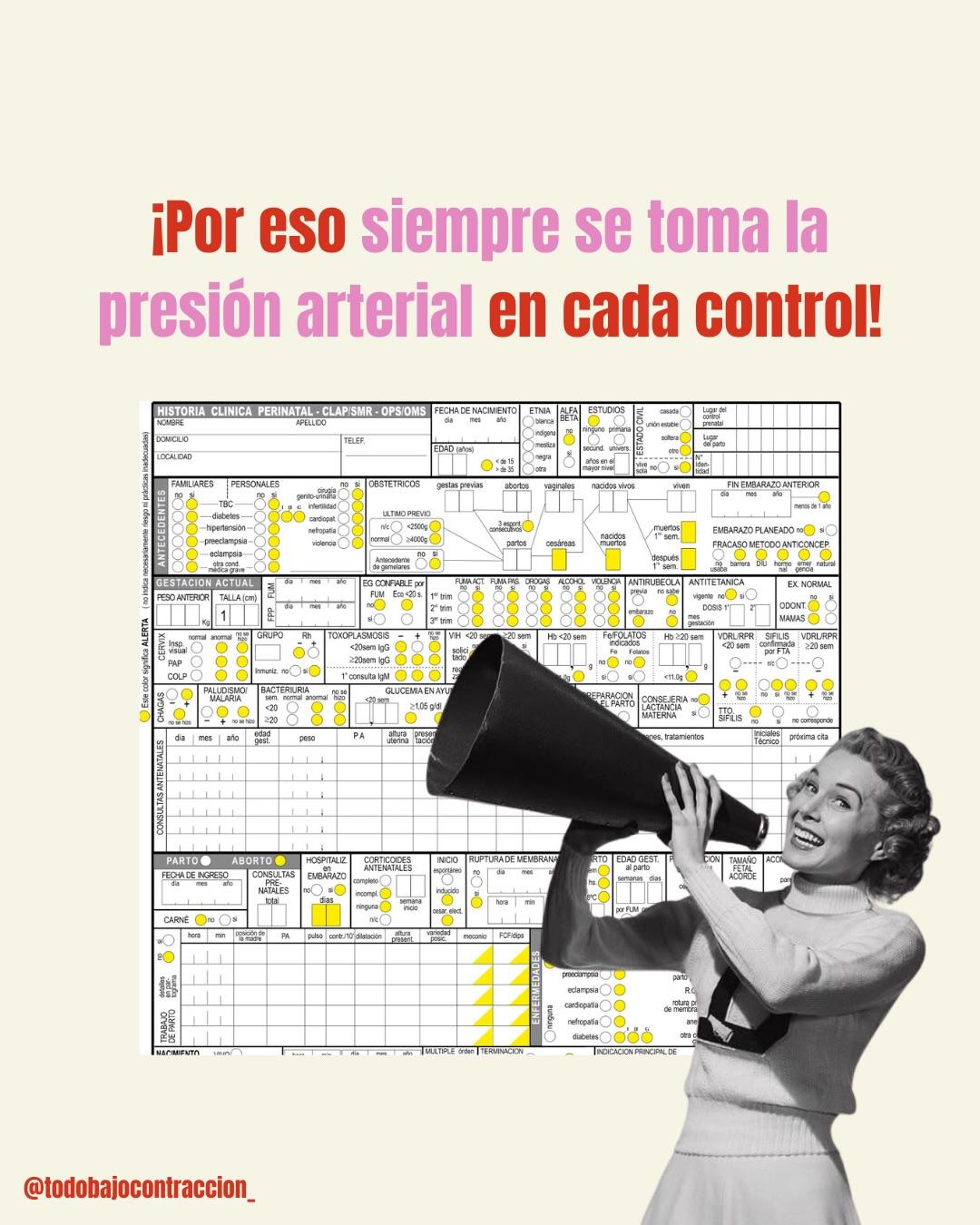 Carrusel ilustrado de Todo Bajo Contracción: Preeclampsia: qué es y cómo detectarla