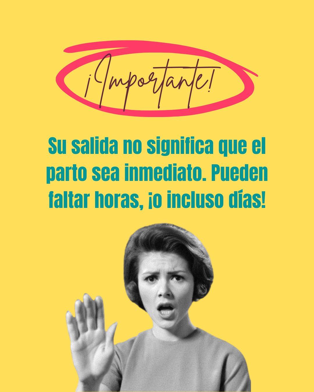 Carrusel ilustrado de Todo Bajo Contracción: Señales de que se acerca el parto
