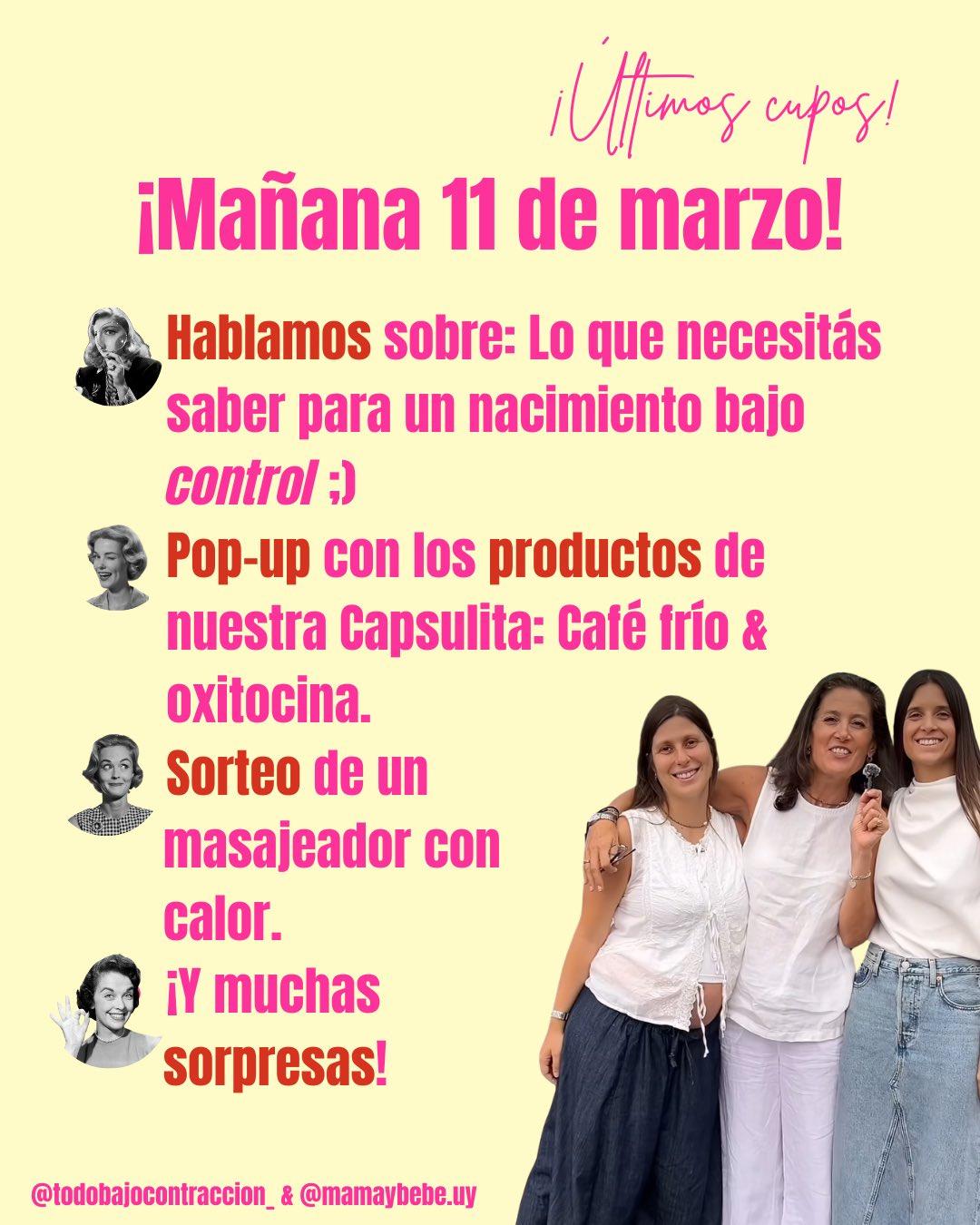 Carrusel ilustrado de Todo Bajo Contracción: Evento con Mamá y Bebé en WTC