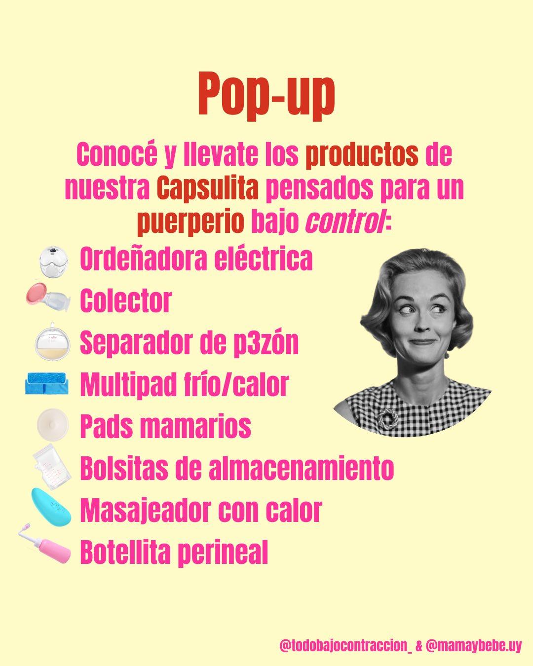 Carrusel ilustrado de Todo Bajo Contracción: Evento con Mamá y Bebé en WTC