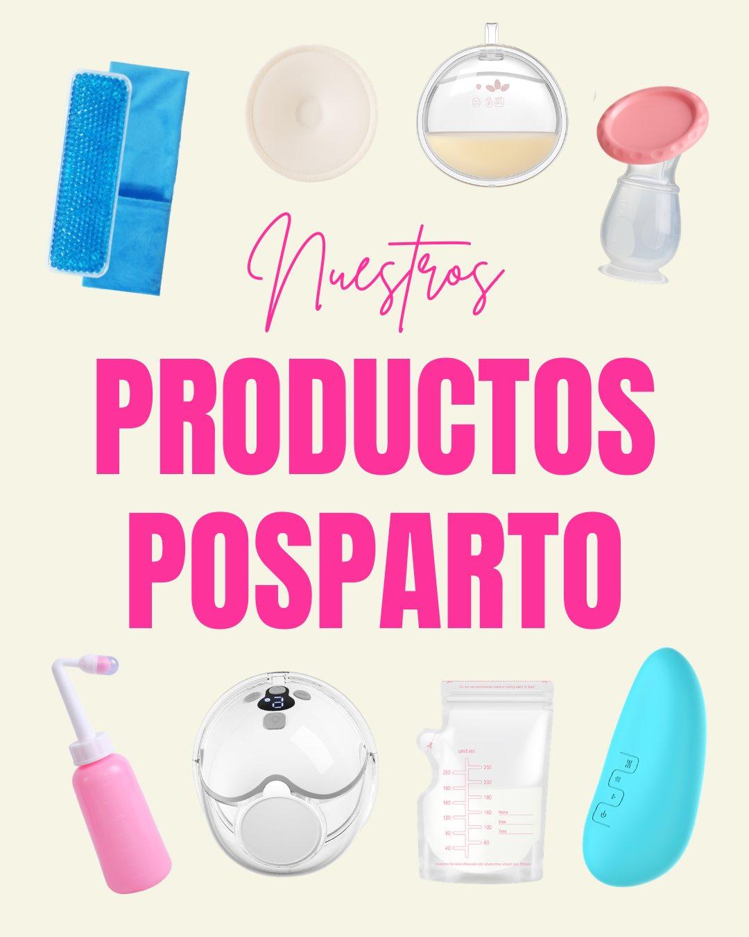 Carrusel ilustrado de Todo Bajo Contracción: Productos para el posparto