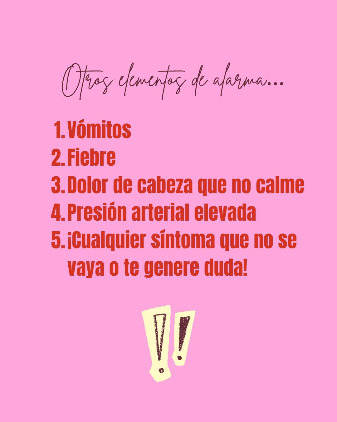 Carrusel ilustrado de Todo Bajo Contracción: Los 4 signos de alarma del embarazo