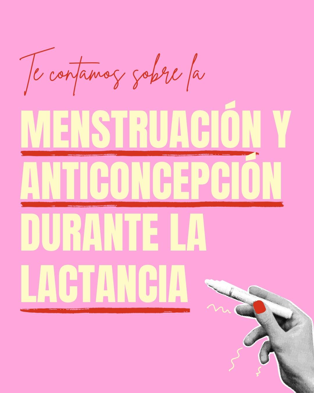 Carrusel ilustrado de Todo Bajo Contracción: Embarazo en el posparto sin menstruación