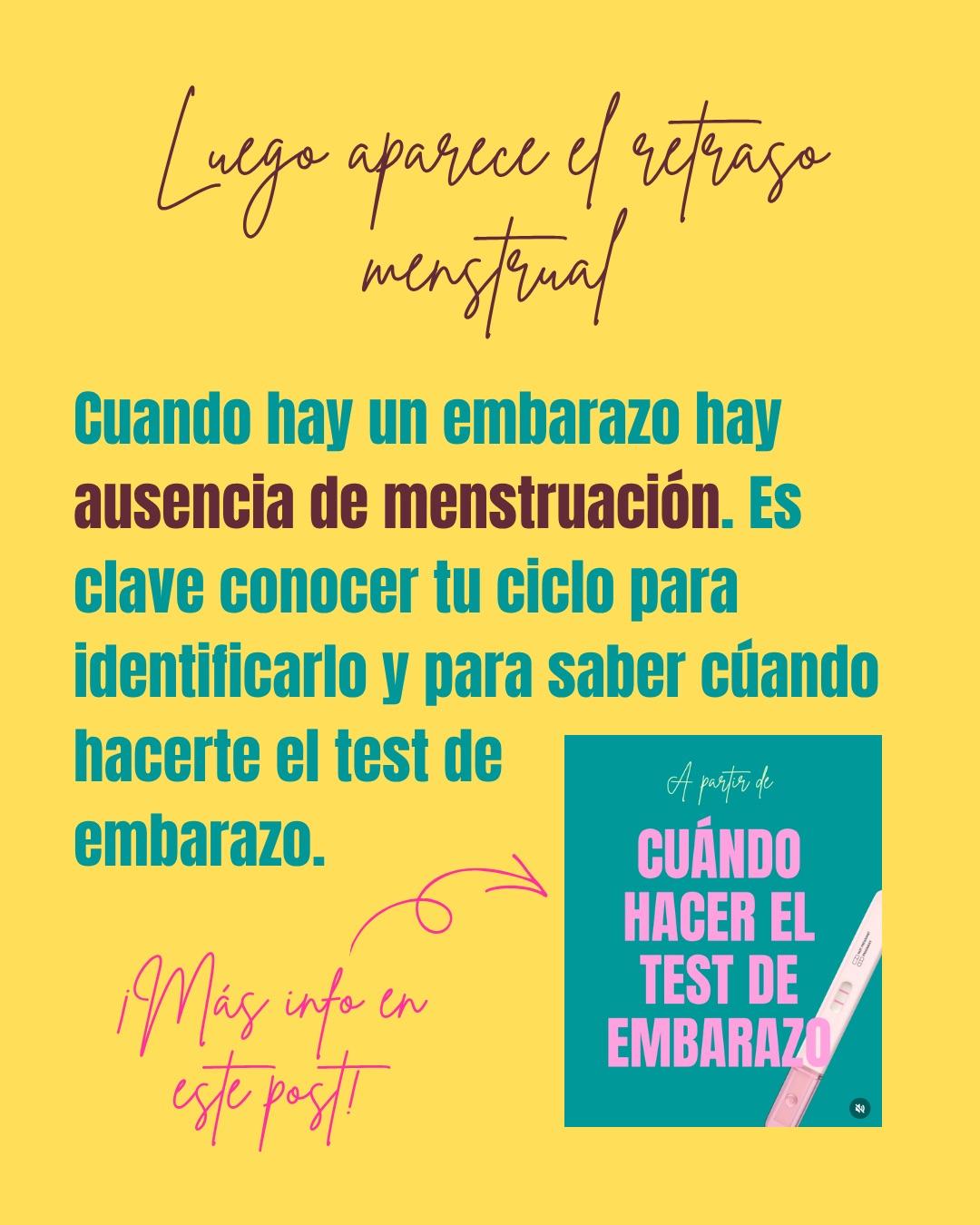 Carrusel ilustrado de Todo Bajo Contracción: Primeros síntomas del embarazo