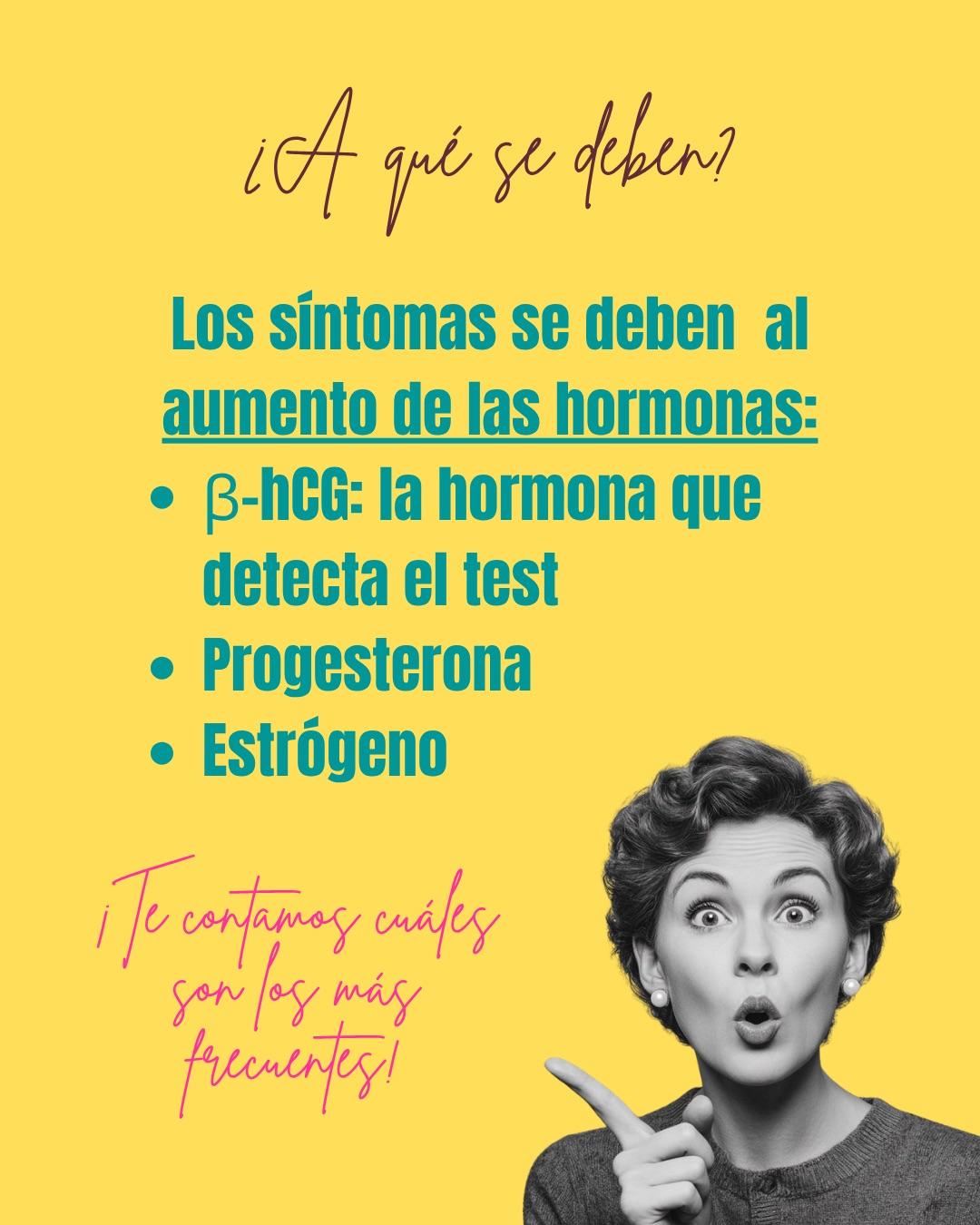 Carrusel ilustrado de Todo Bajo Contracción: Primeros síntomas del embarazo