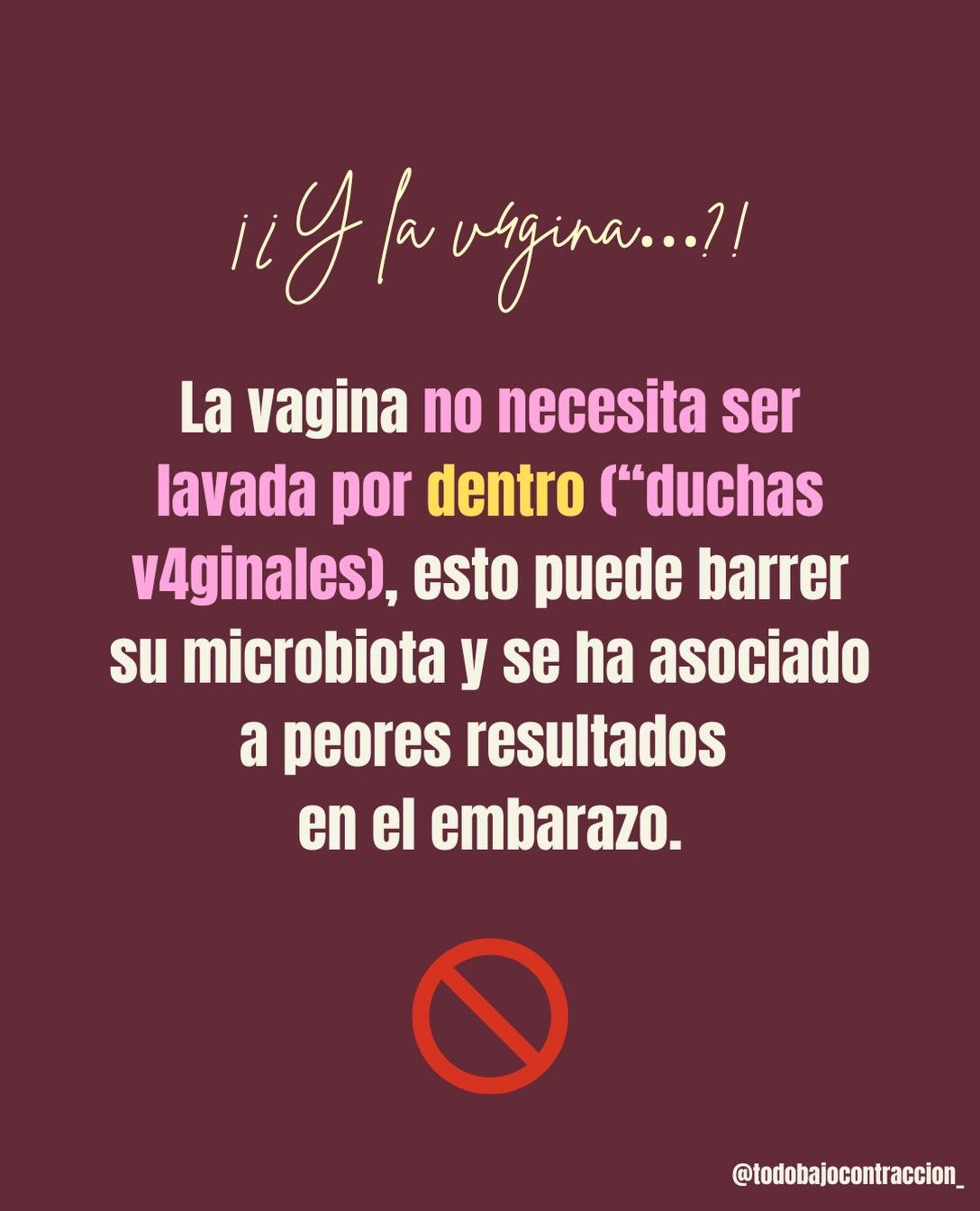 Carrusel ilustrado de Todo Bajo Contracción: Higiene vulvovaginal en el embarazo