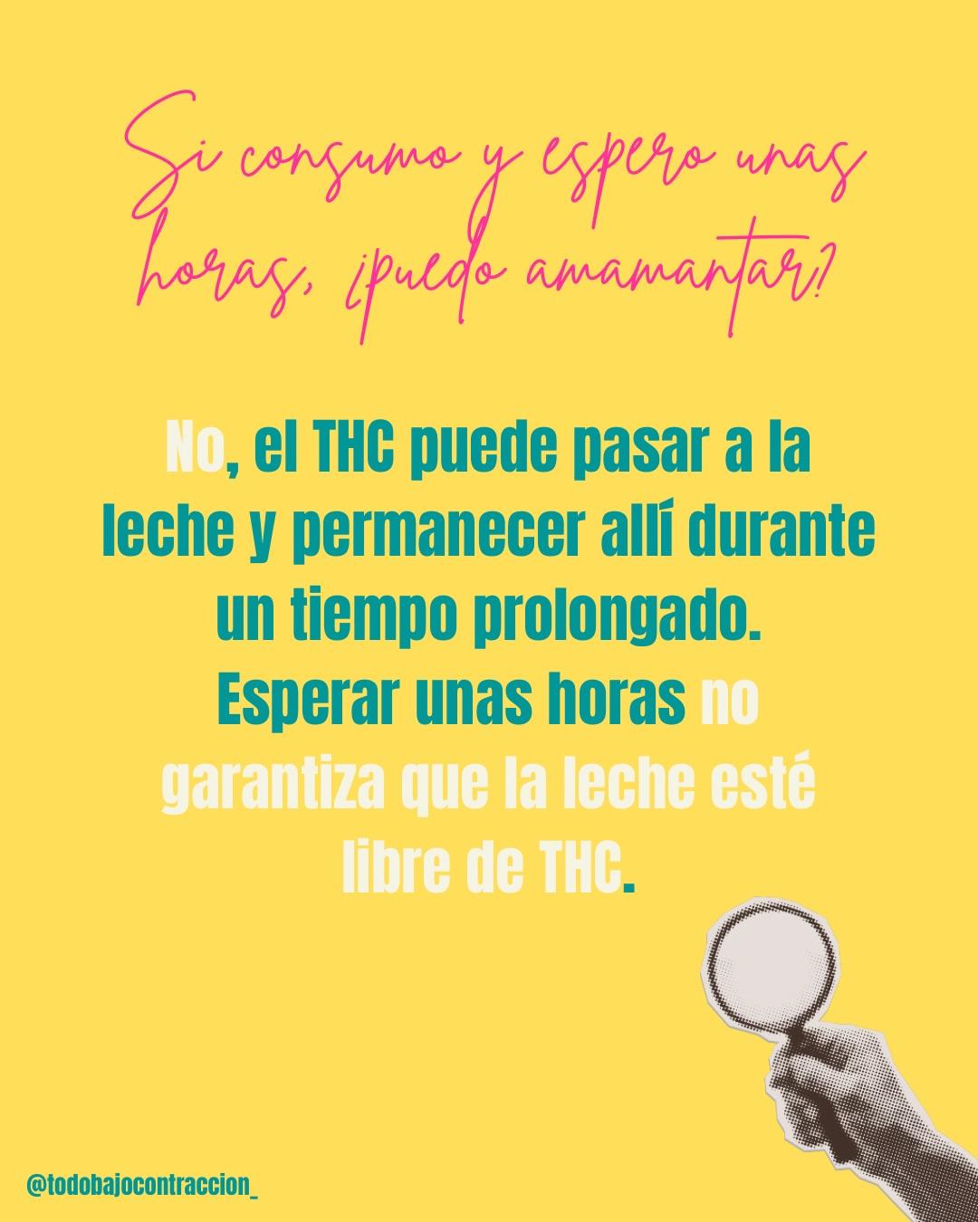 Carrusel ilustrado de Todo Bajo Contracción: Marihuana y lactancia