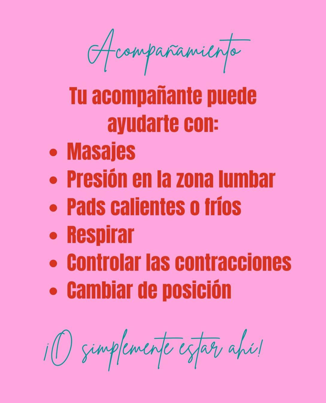 Carrusel ilustrado de Todo Bajo Contracción: Cómo aliviar el dolor en el trabajo de parto