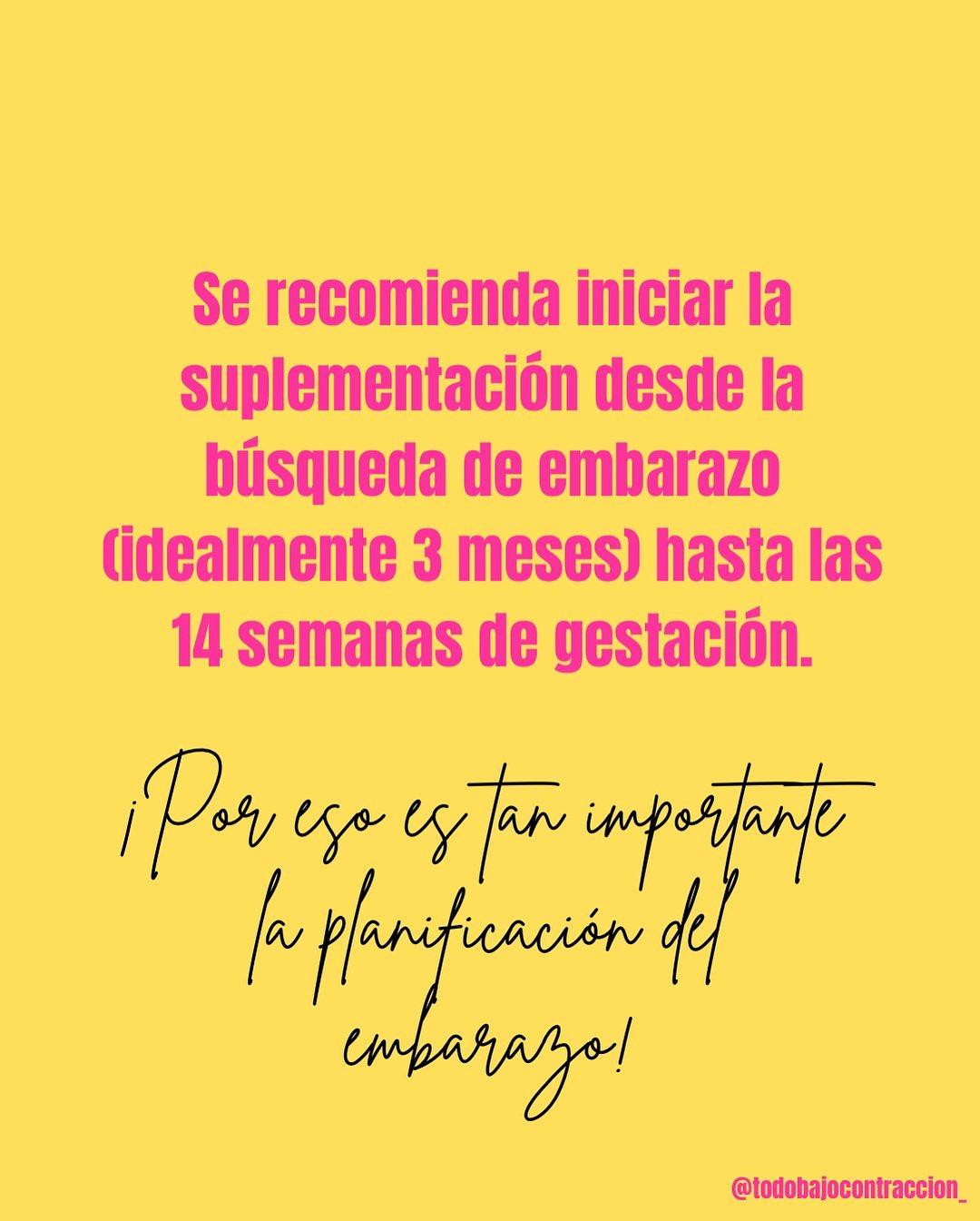Carrusel ilustrado de Todo Bajo Contracción: Ácido fólico: lo que tenés que saber