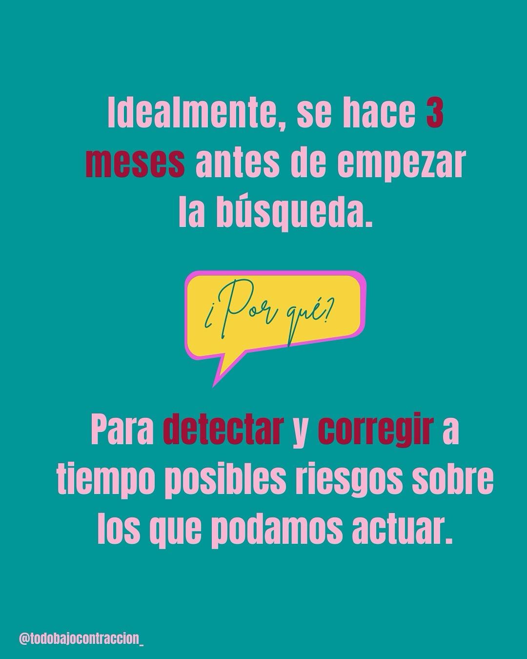 Carrusel ilustrado de Todo Bajo Contracción: Guía gratuita de consulta preconcepcional