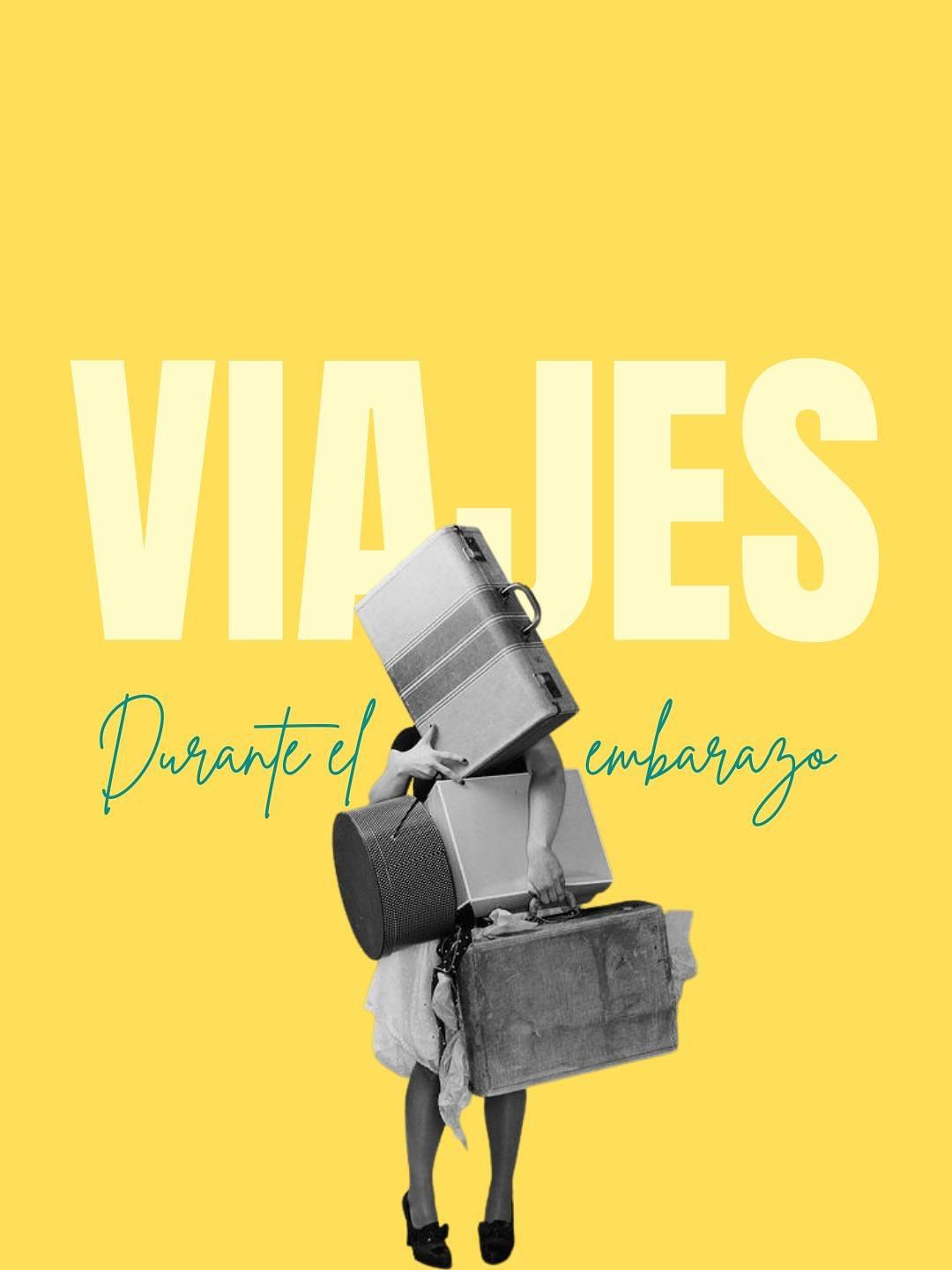 Carrusel ilustrado de Todo Bajo Contracción: Viajar embarazada: lo que tenés que saber