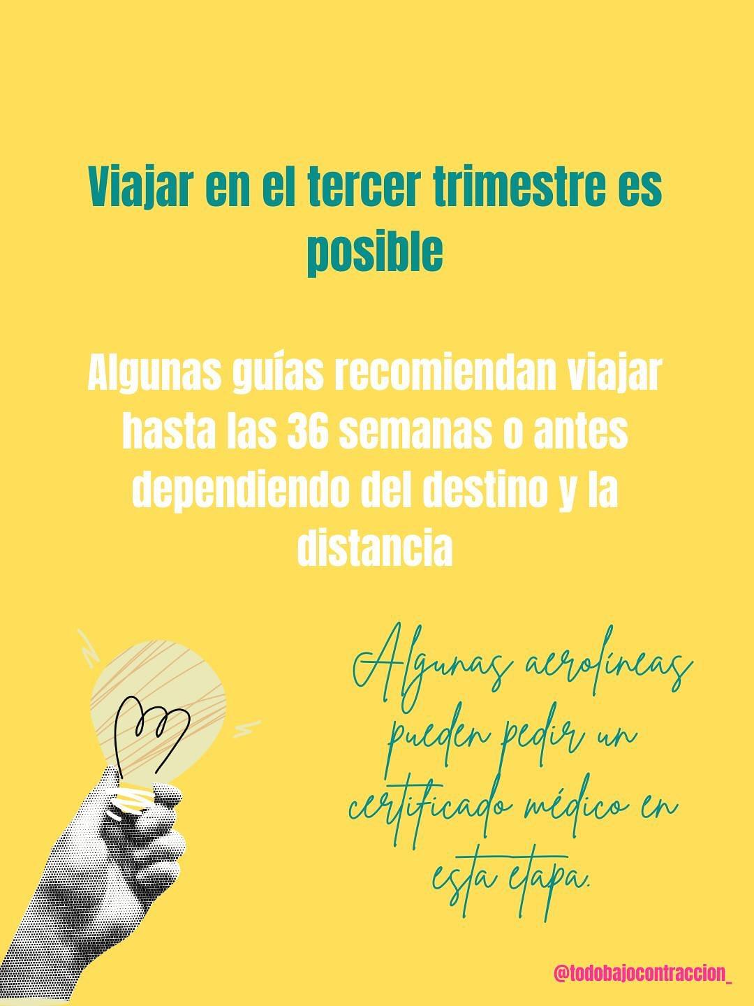 Carrusel ilustrado de Todo Bajo Contracción: Viajar embarazada: lo que tenés que saber