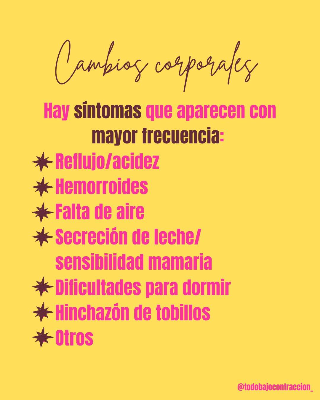Carrusel ilustrado de Todo Bajo Contracción: Tips para el tercer trimestre