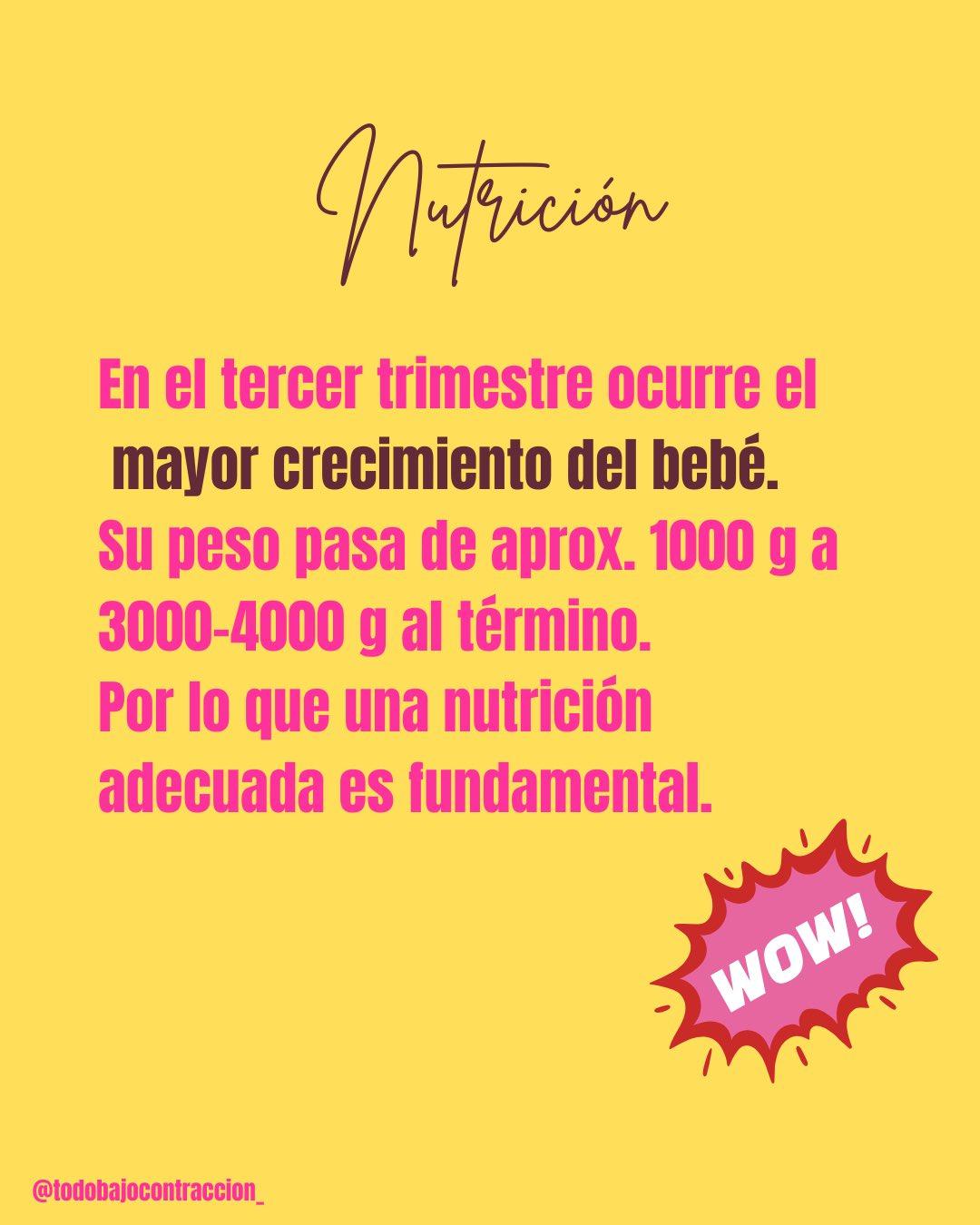 Carrusel ilustrado de Todo Bajo Contracción: Tips para el tercer trimestre