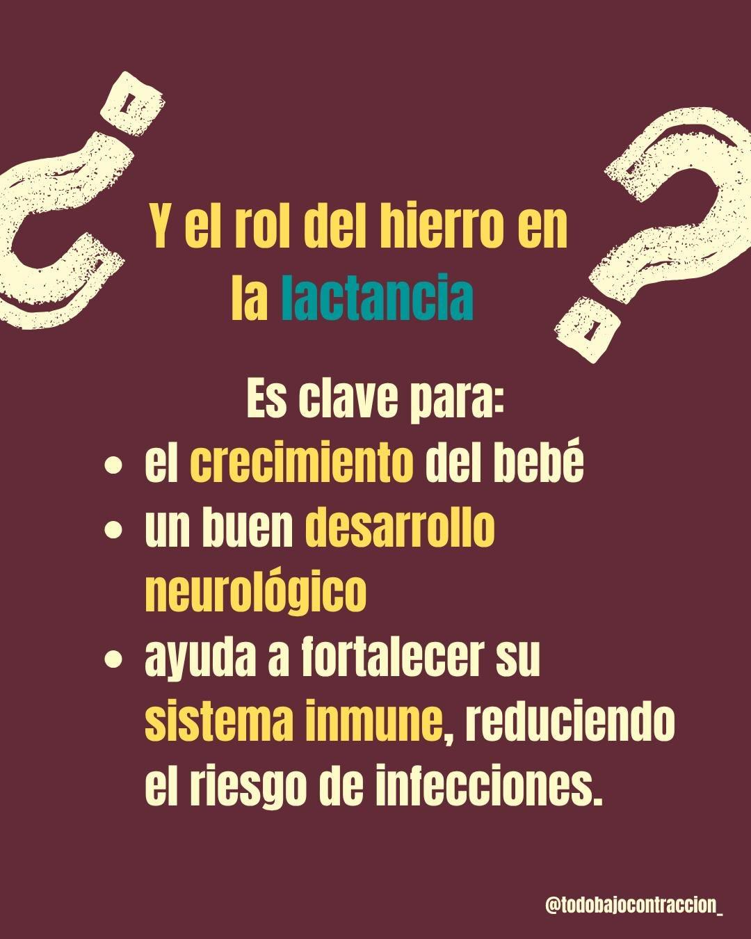 Carrusel ilustrado de Todo Bajo Contracción: Anemia en el embarazo