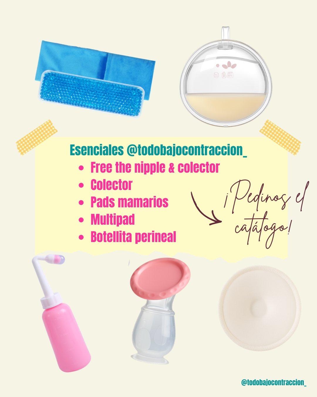 Carrusel ilustrado de Todo Bajo Contracción: Qué llevar en el bolso para el hospital