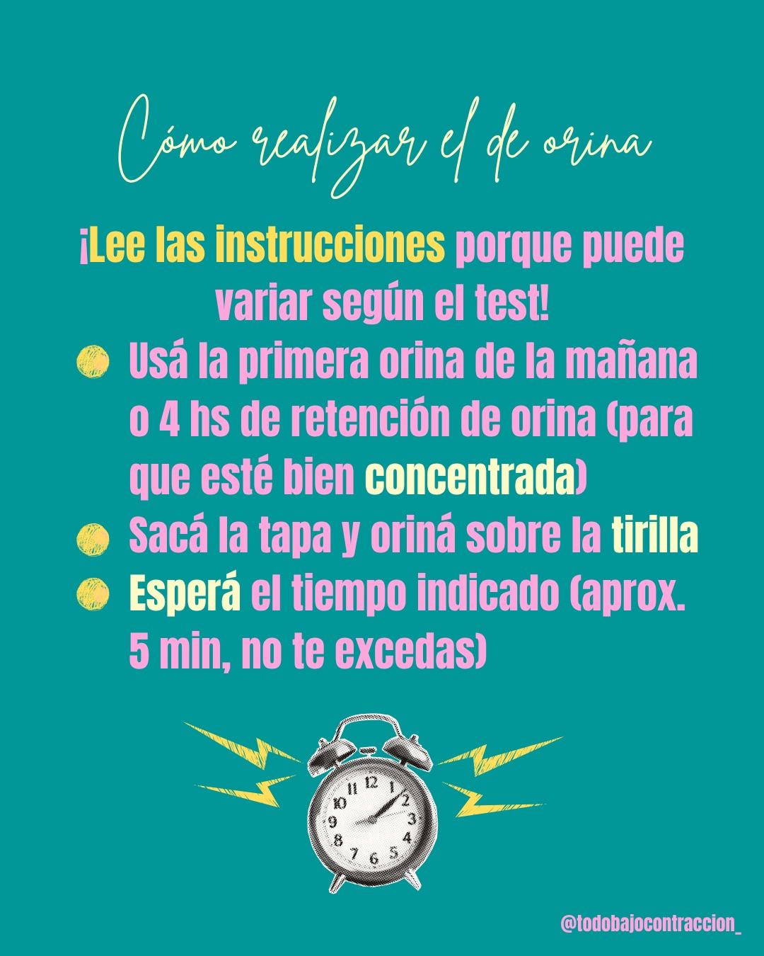 Carrusel ilustrado de Todo Bajo Contracción: Test de embarazo: cuándo y cómo hacerlo