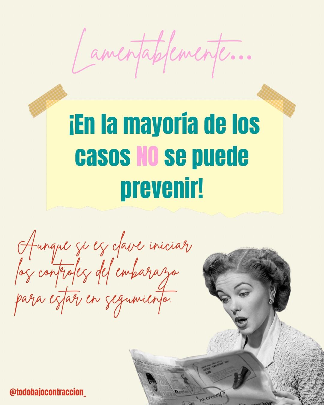 Carrusel ilustrado de Todo Bajo Contracción: Aborto espontáneo: lo que tenés que saber