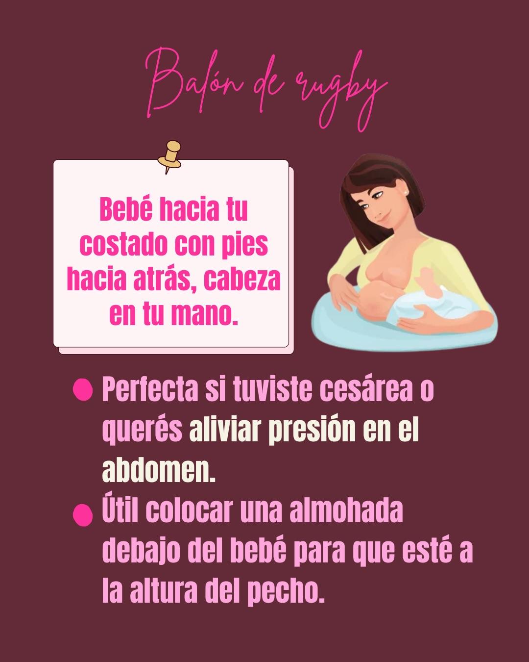 Carrusel ilustrado de Todo Bajo Contracción: Posiciones para amamantar