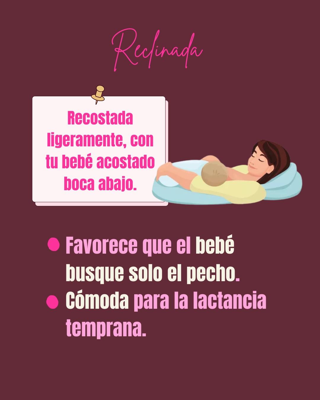 Carrusel ilustrado de Todo Bajo Contracción: Posiciones para amamantar