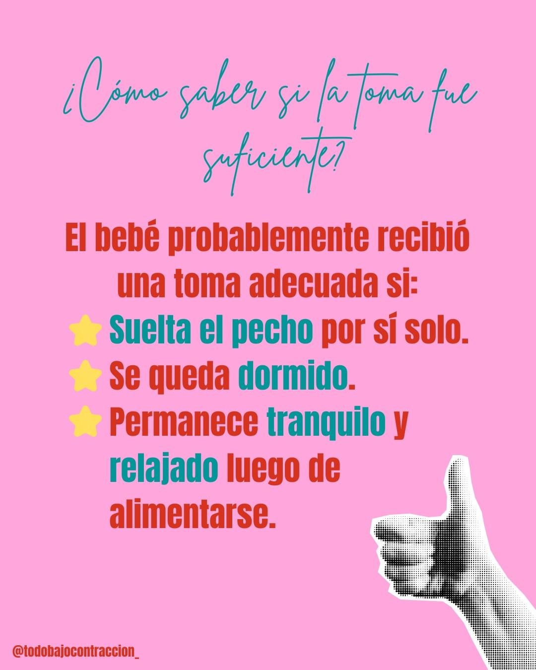 Carrusel ilustrado de Todo Bajo Contracción: ¿Mi leche es suficiente para el bebé?