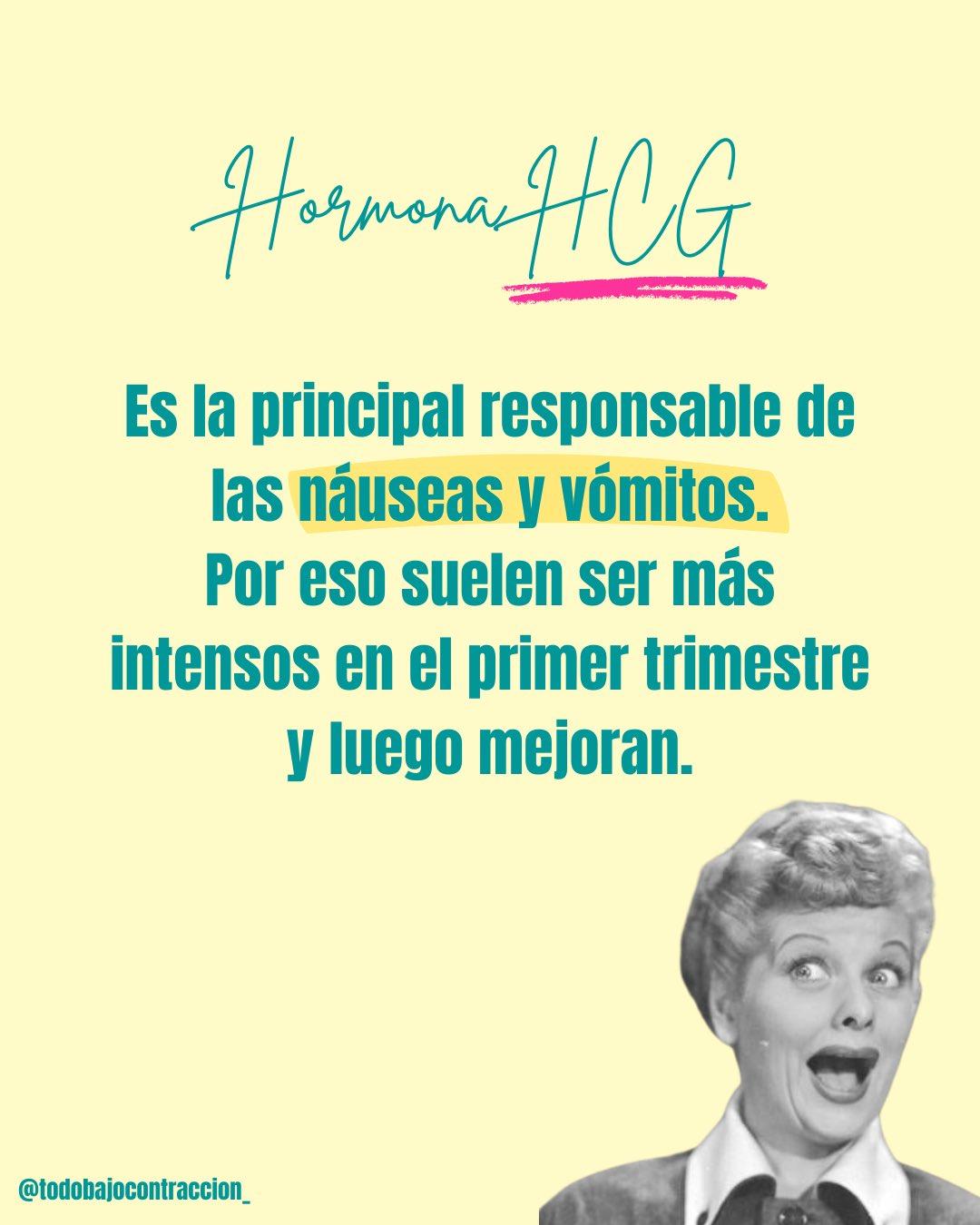 Carrusel ilustrado de Todo Bajo Contracción: Hormonas del embarazo y sus síntomas