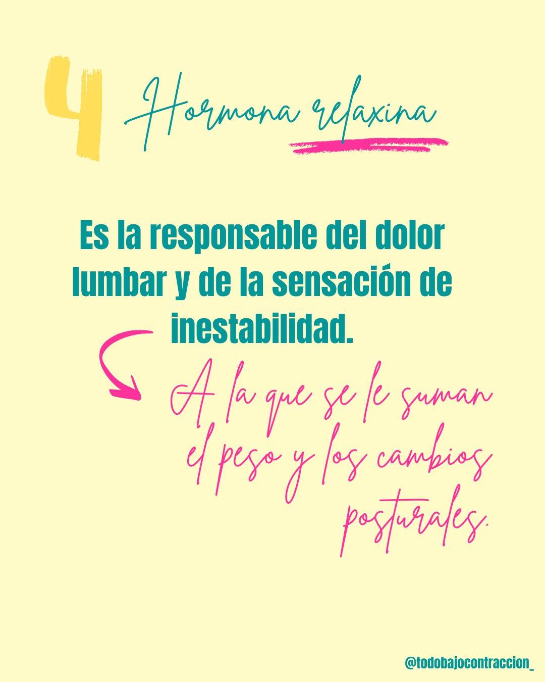 Carrusel ilustrado de Todo Bajo Contracción: Hormonas del embarazo y sus síntomas