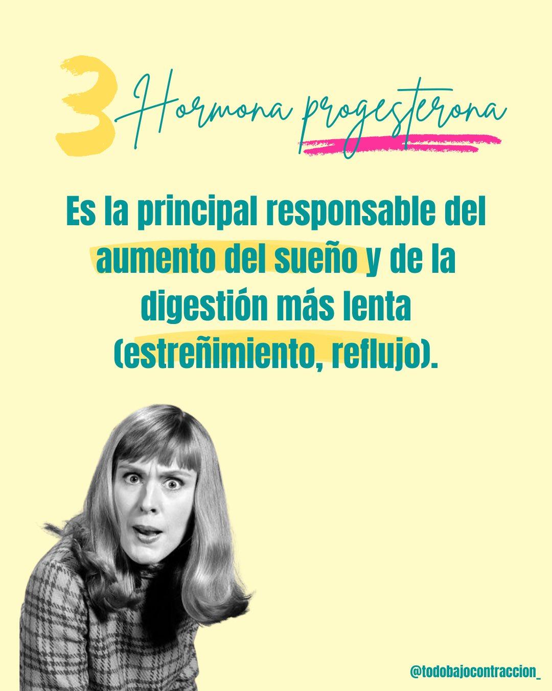 Carrusel ilustrado de Todo Bajo Contracción: Hormonas del embarazo y sus síntomas