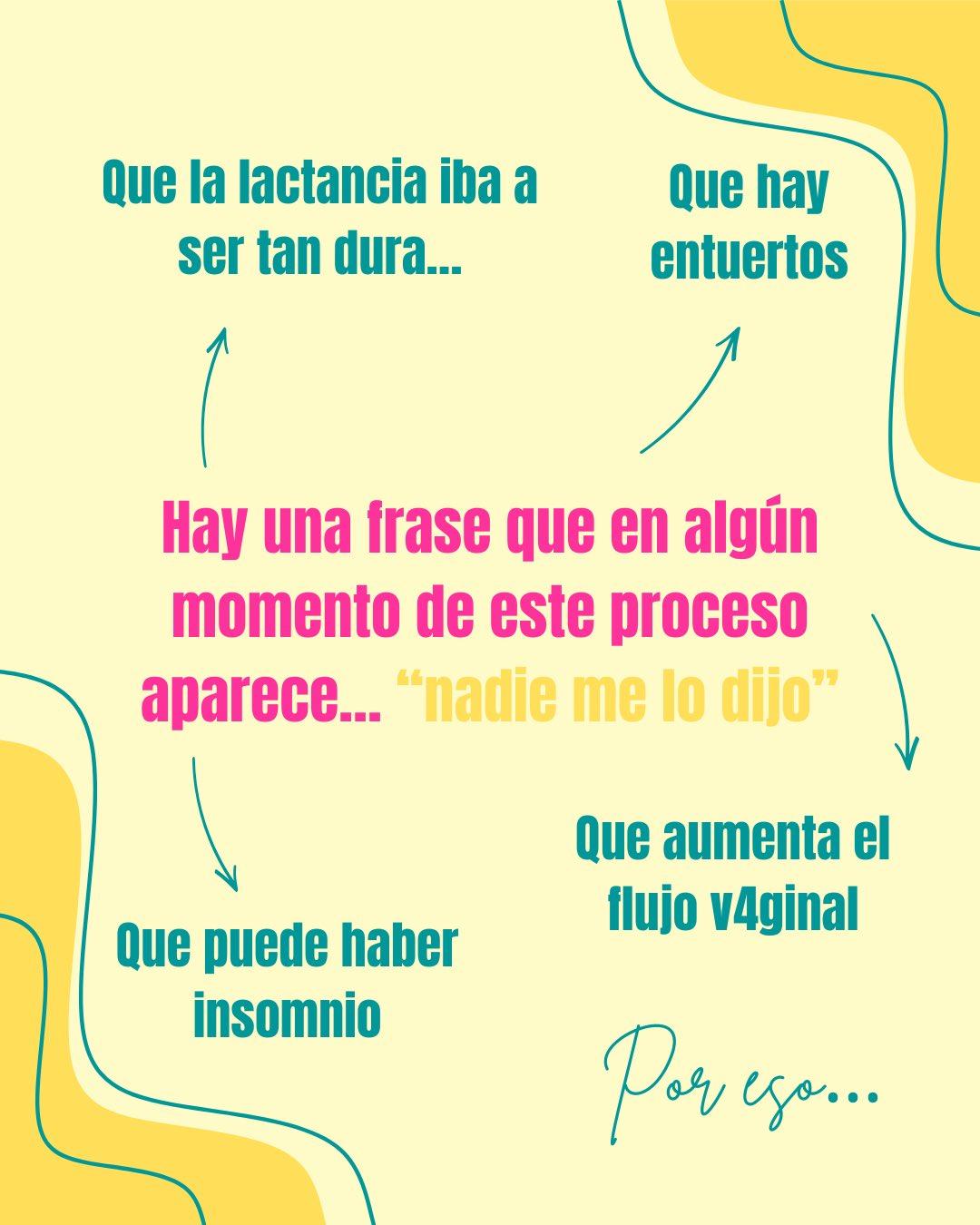 Carrusel ilustrado de Todo Bajo Contracción: Lo que nadie te dijo del embarazo y el posparto
