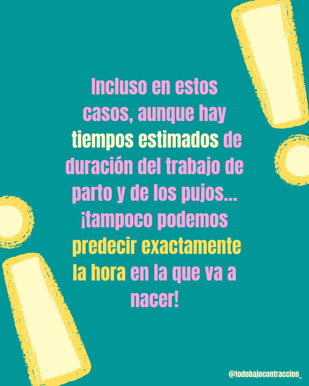 Carrusel ilustrado de Todo Bajo Contracción: ¿Cuándo va a nacer mi bebé?