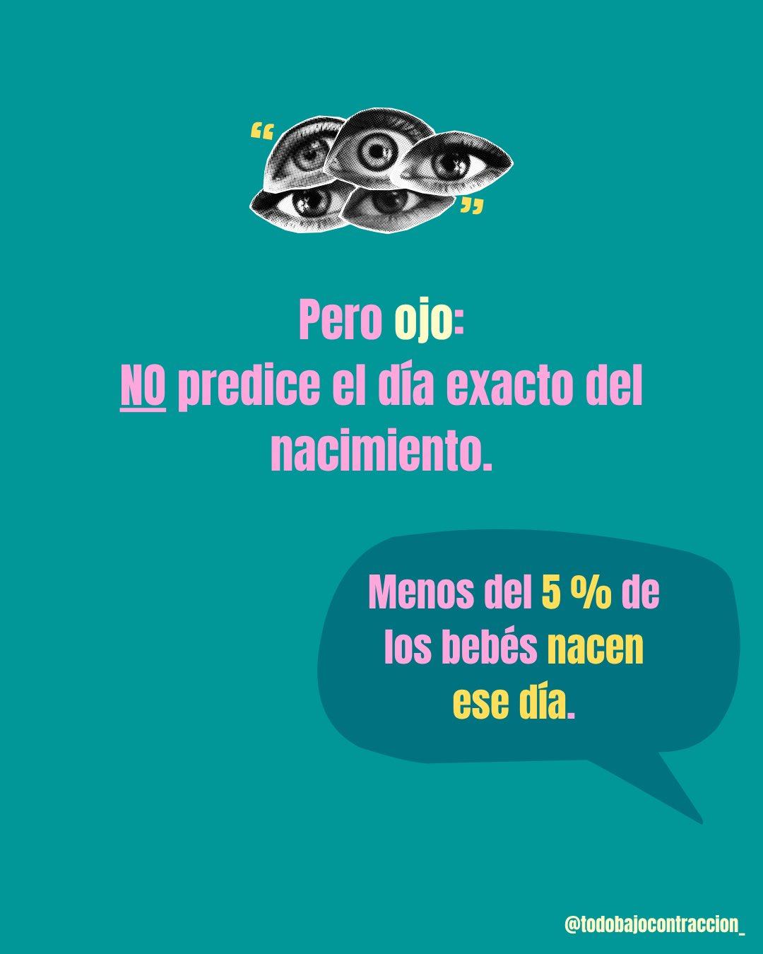 Carrusel ilustrado de Todo Bajo Contracción: ¿Cuándo va a nacer mi bebé?