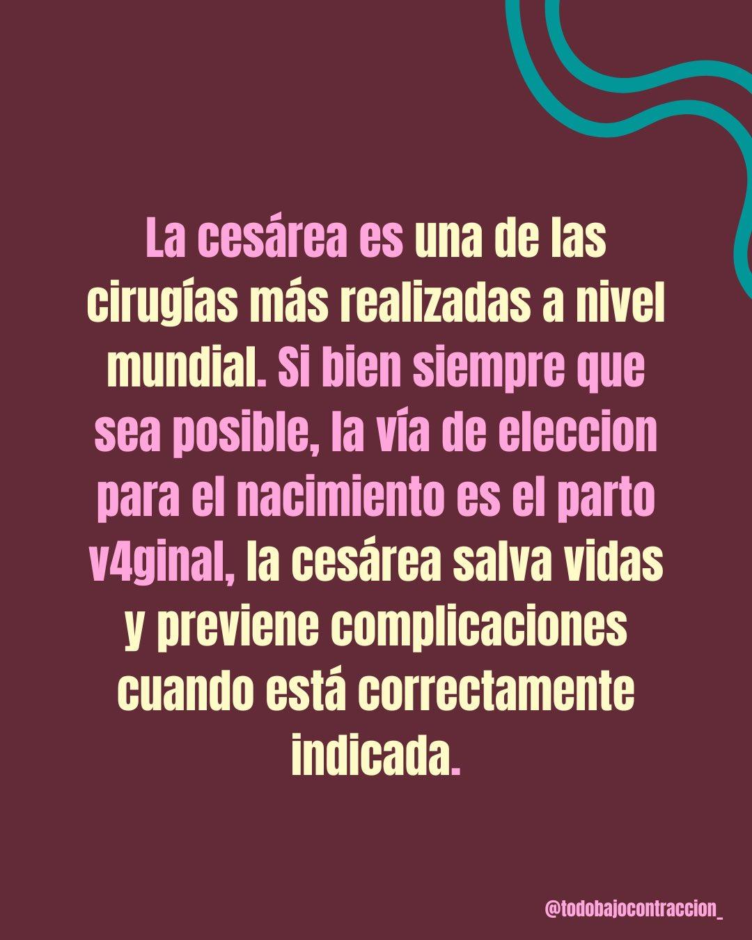 Carrusel ilustrado de Todo Bajo Contracción: Cesárea paso a paso