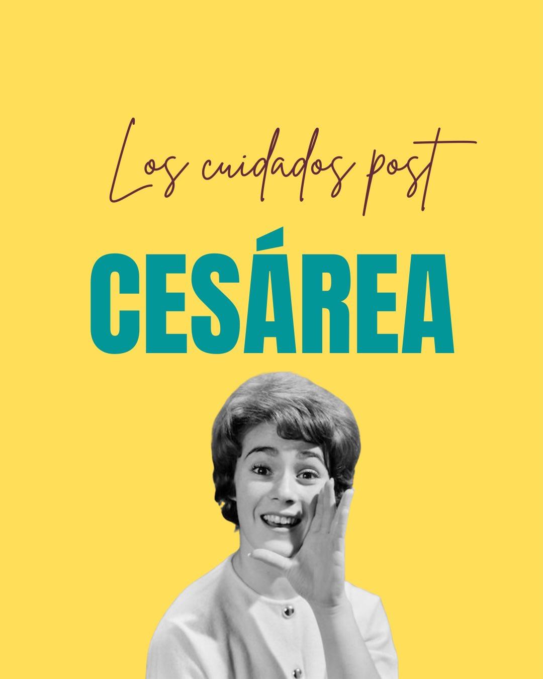 Carrusel ilustrado de Todo Bajo Contracción: Cesárea: recuperación y cuidados