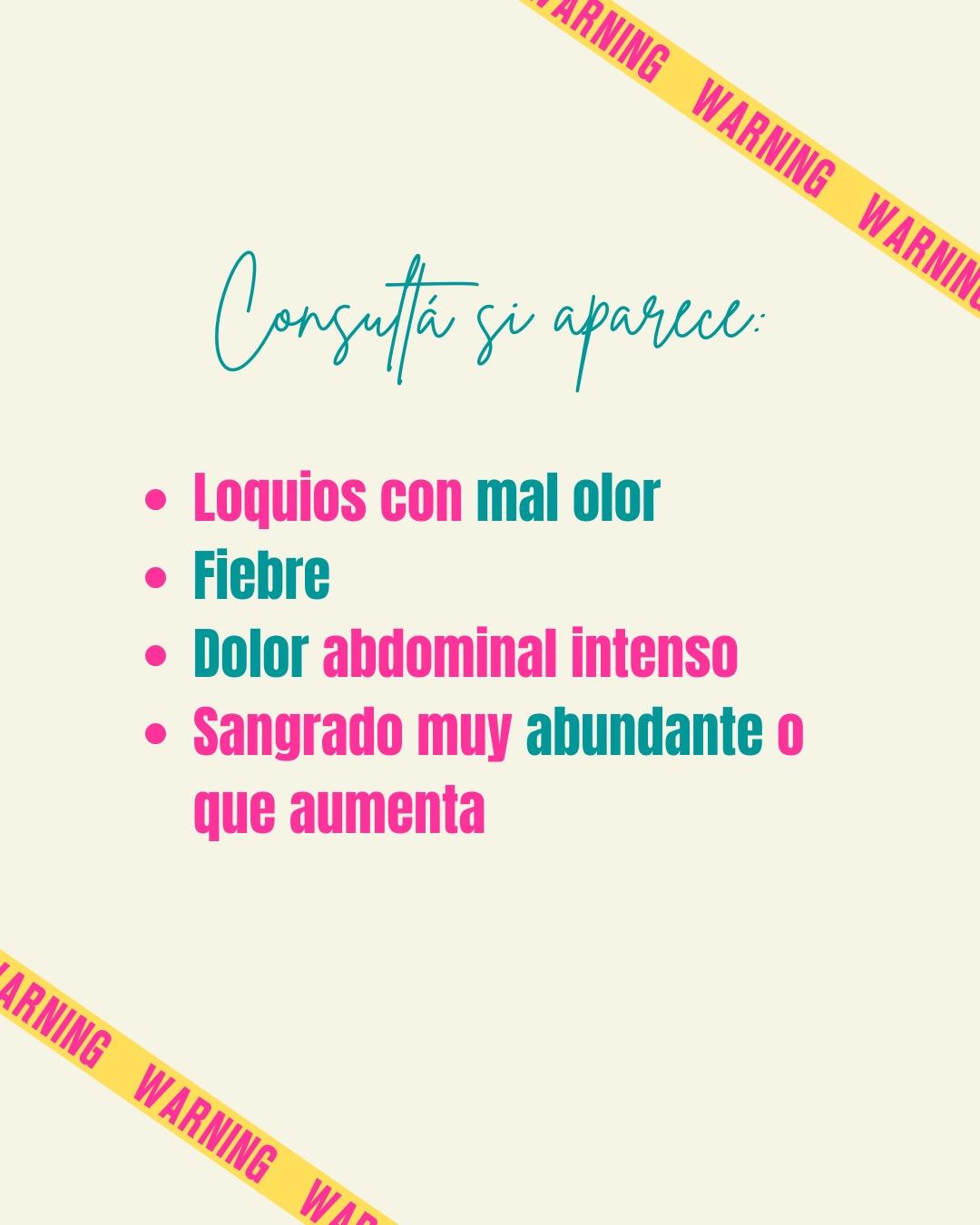 Carrusel ilustrado de Todo Bajo Contracción: Loquios: el sangrado posparto