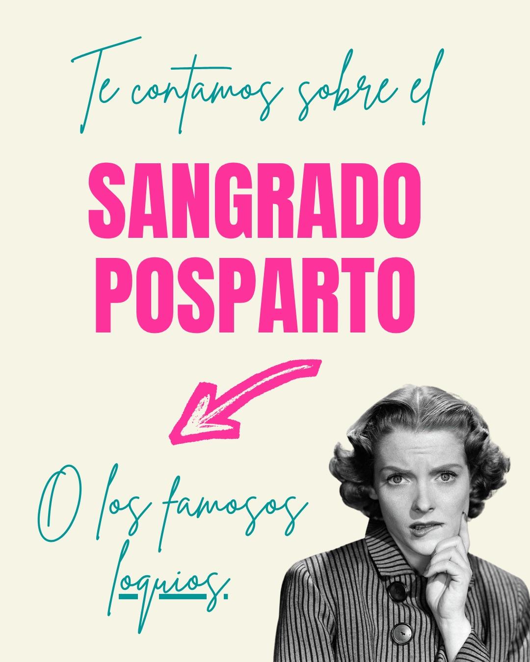 Carrusel ilustrado de Todo Bajo Contracción: Loquios: el sangrado posparto