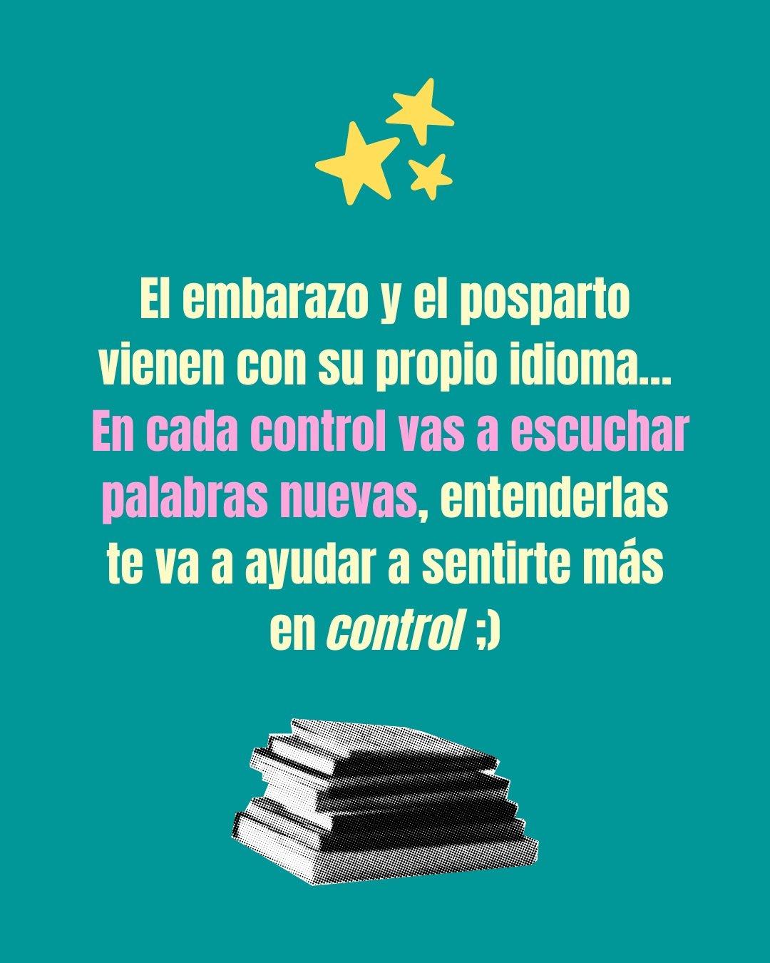 Carrusel ilustrado de Todo Bajo Contracción: Diccionario del embarazo y el posparto