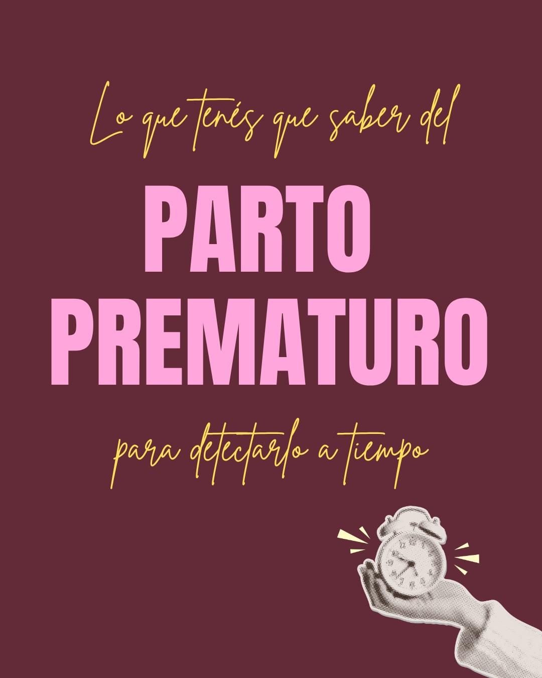 Carrusel ilustrado de Todo Bajo Contracción: Amenaza de parto prematuro: cómo reconocerla