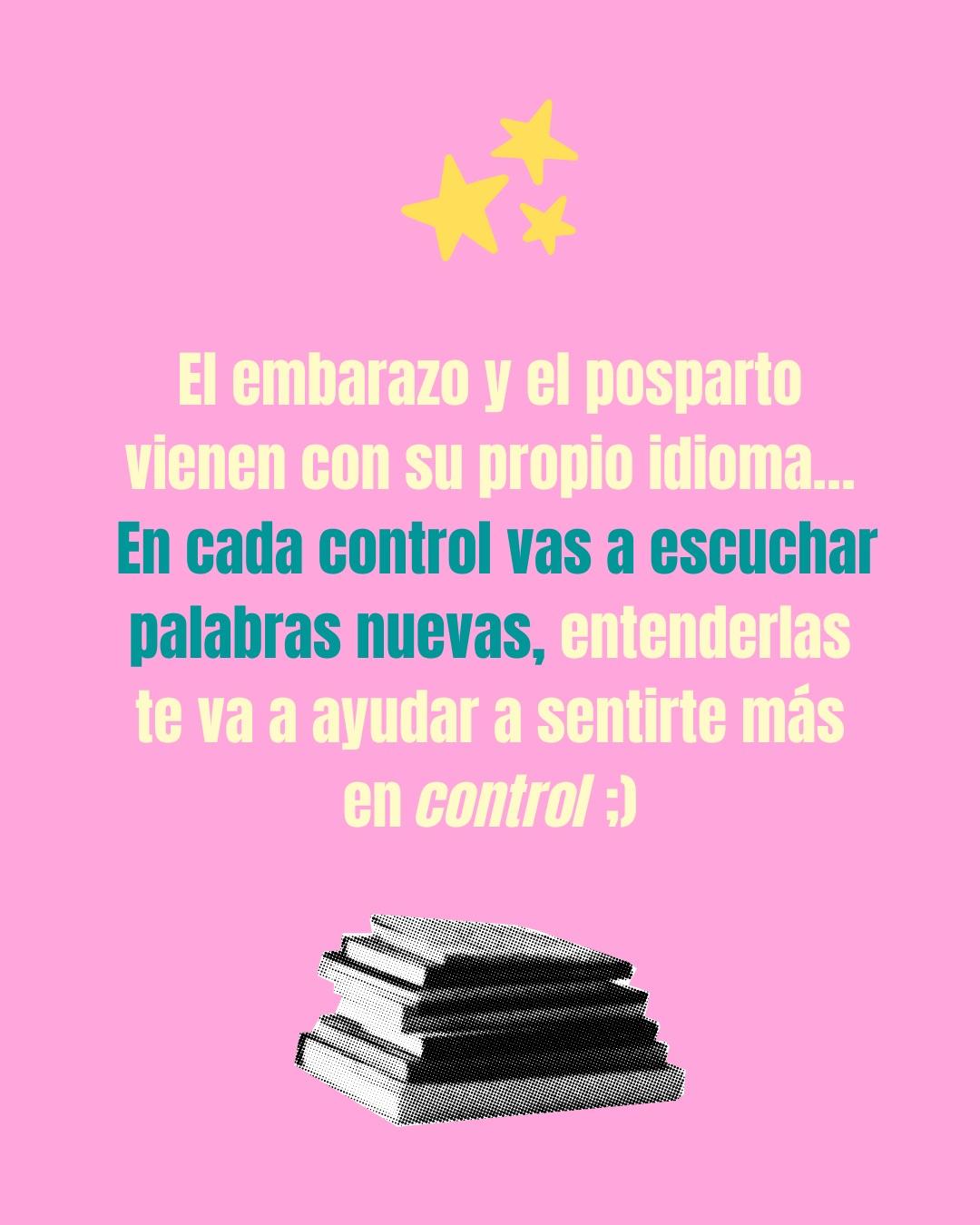 Carrusel ilustrado de Todo Bajo Contracción: Diccionario del embarazo y el posparto (2da ed.)