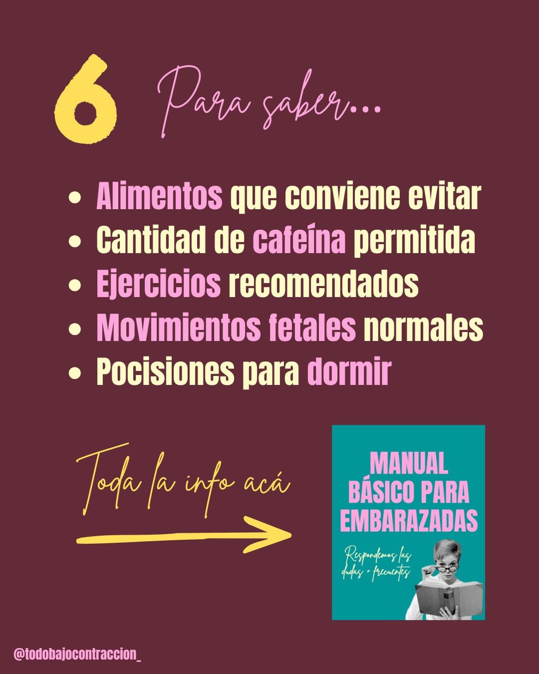 Carrusel ilustrado de Todo Bajo Contracción: Manual de supervivencia del embarazo (2da ed.)