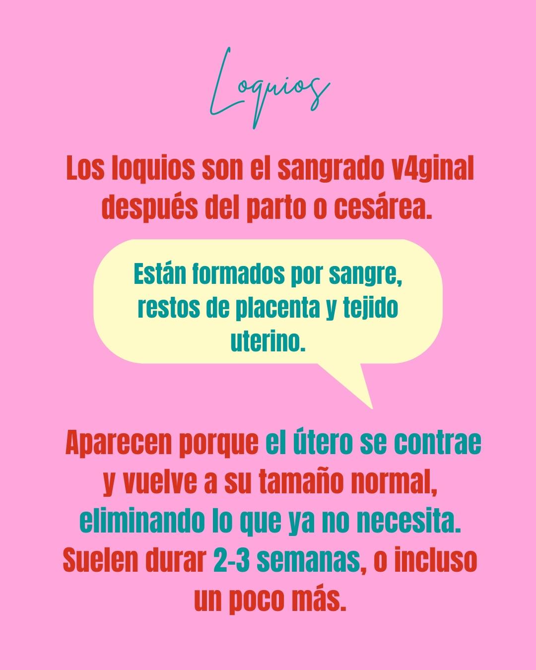 Carrusel ilustrado de Todo Bajo Contracción: Qué pasa en tu cuerpo en el posparto