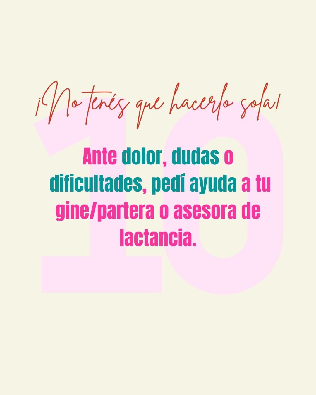 Carrusel ilustrado de Todo Bajo Contracción: 10 tips para una lactancia exitosa