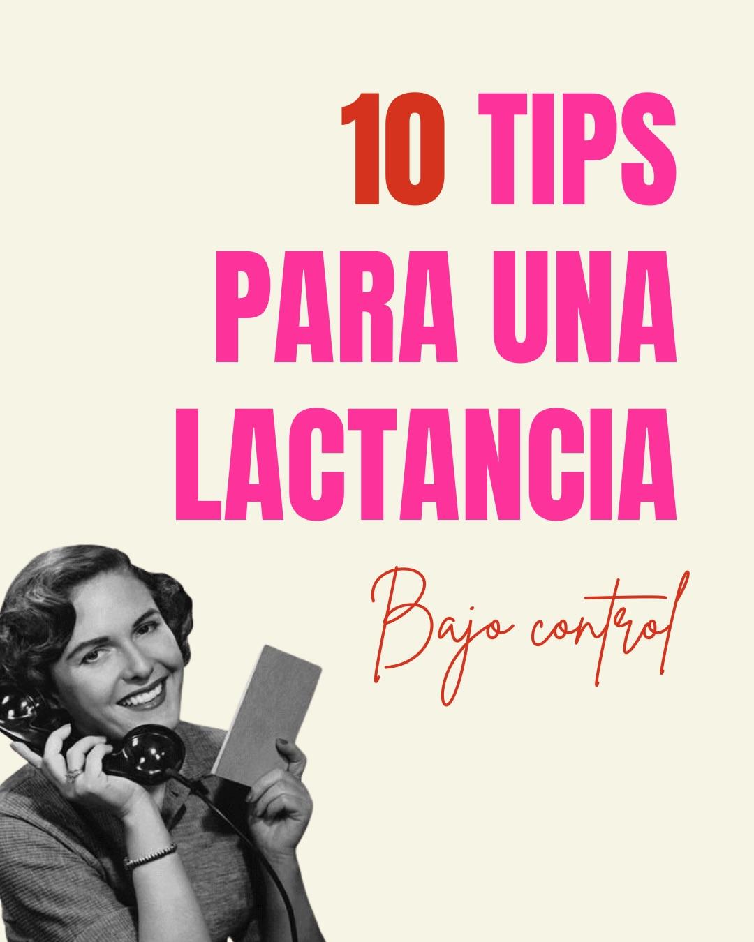 Carrusel ilustrado de Todo Bajo Contracción: 10 tips para una lactancia exitosa