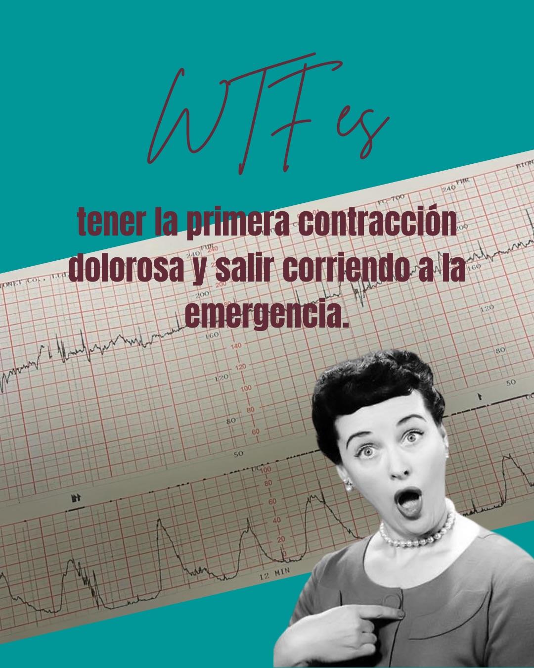 Carrusel ilustrado de Todo Bajo Contracción: Sentirte fuera de control en el embarazo